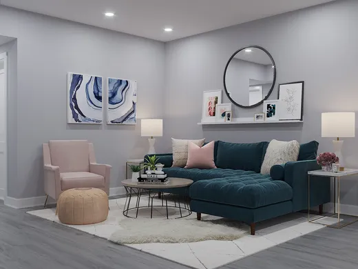 Living Room · Eclectic designed by Kelsey