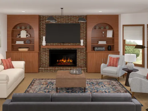 Living Room · Scandinavian designed by Sabra