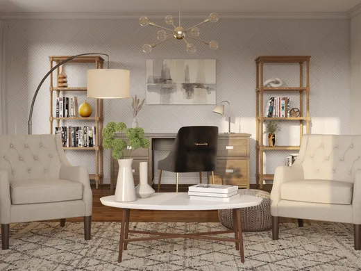 Office · Midcentury Modern designed by Kayla