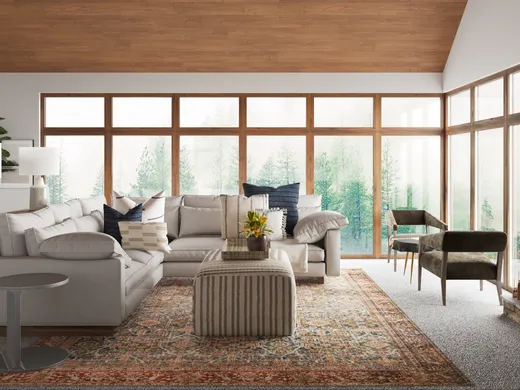 Living Room · Eclectic designed by Natalie