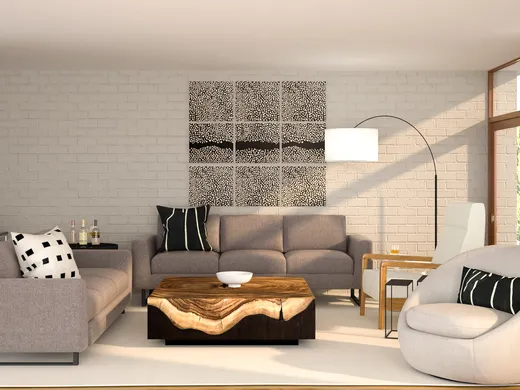 Living Room · Contemporary designed by Robyn