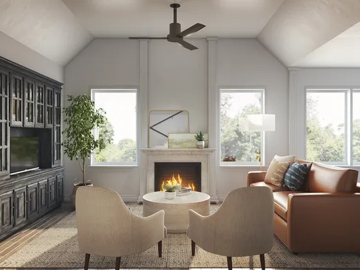 Living Room · Contemporary designed by Stacy