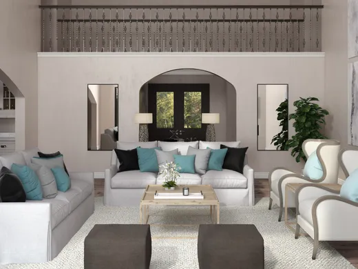 Living Room · Contemporary designed by Stacy