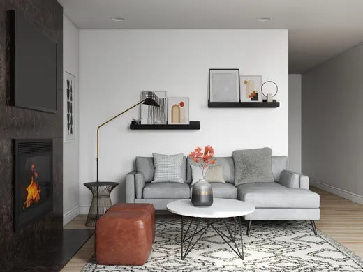 Living Room · Contemporary designed by Emily