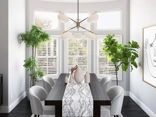 Dining Room · Contemporary designed by Kasey