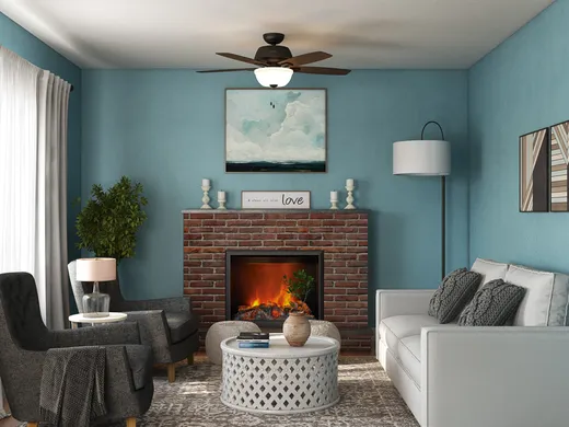Living Room · Farmhouse designed by Luisa