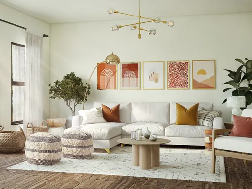 Living Room · Eclectic designed by Ghianella