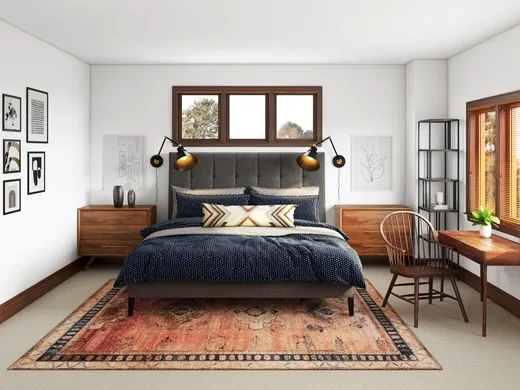 Bedroom · Eclectic designed by Robyn