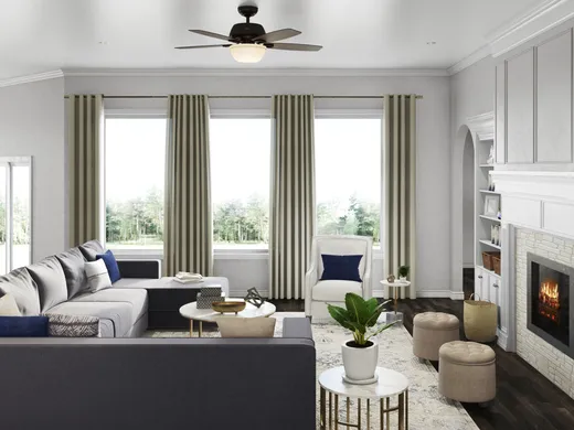 Living Room · Modern designed by Katie