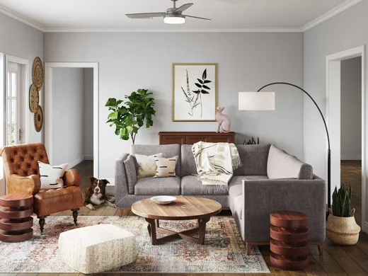 Living Room · Bohemian designed by Justin