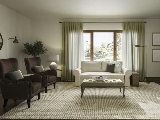 Living Room · Farmhouse designed by Erin