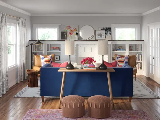 Living Room · Eclectic designed by Annie