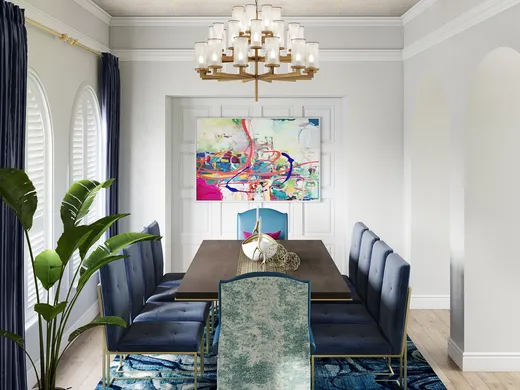Dining Room · Contemporary designed by Karen