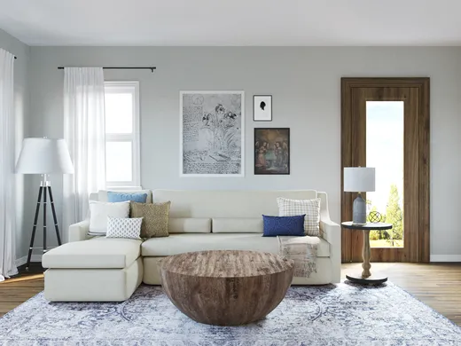 Living Room · Traditional designed by Alexis