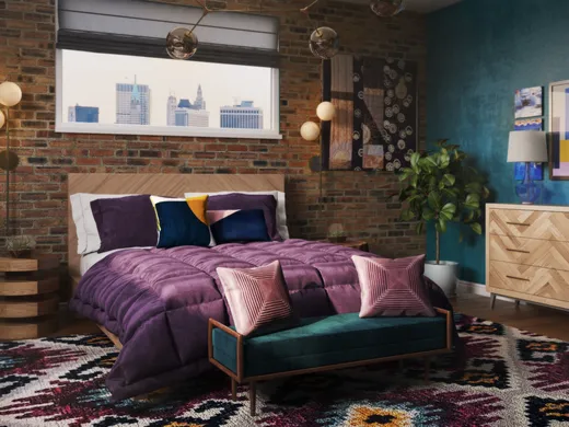 Bedroom · Eclectic designed by Samantha