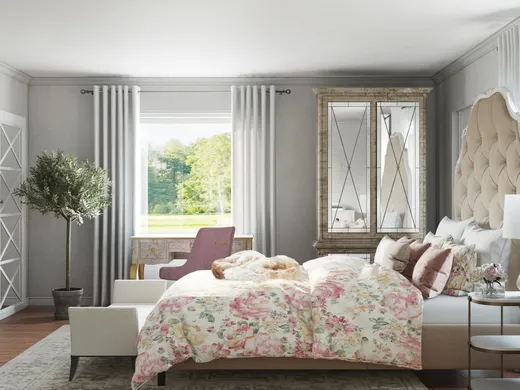 Bedroom · Glam designed by Diana