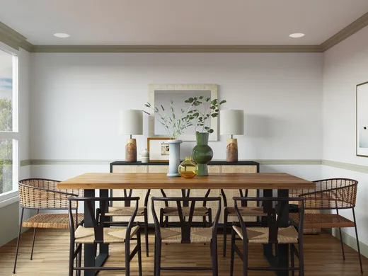 Dining Room · Coastal designed by Erica