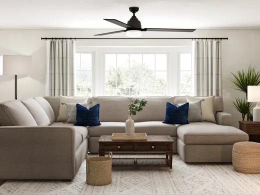 Living Room · Coastal designed by Laura