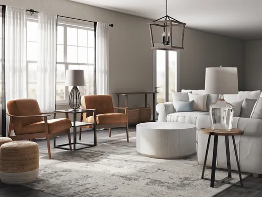 Living Room · Contemporary designed by Abby