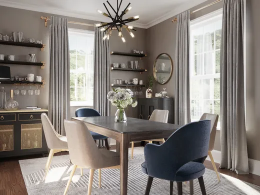 Dining Room · Contemporary designed by Samantha