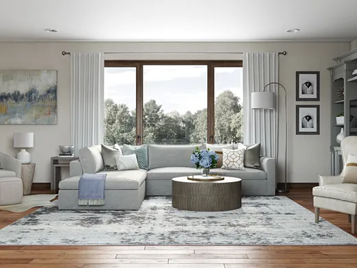 Living Room · Contemporary designed by Emily