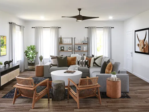 Living Room · Modern designed by Amber