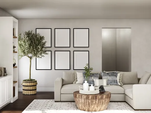Living Room · Contemporary designed by Sarah