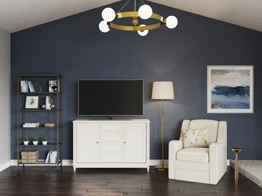 Living Room · Transitional designed by Kristine