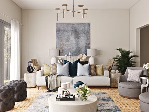 Living Room · Contemporary designed by Melisa
