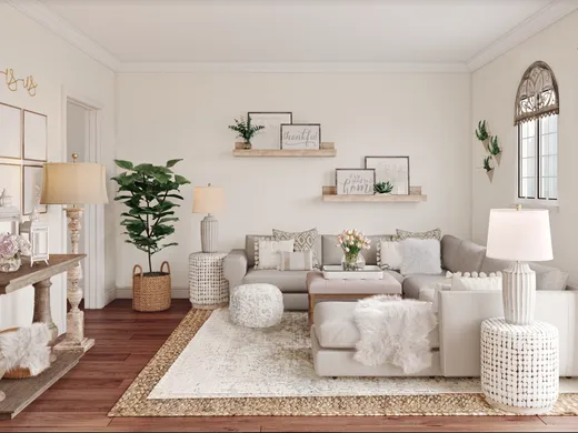 Living Room · Traditional designed by Danielle