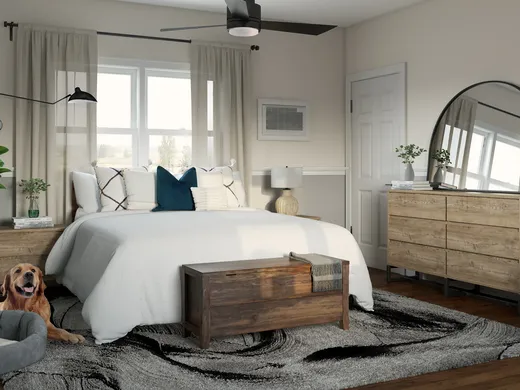 Bedroom · Eclectic designed by Astrid