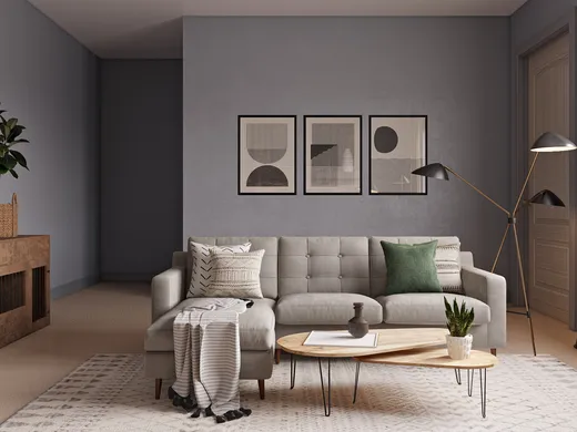 Living Room · Contemporary designed by James