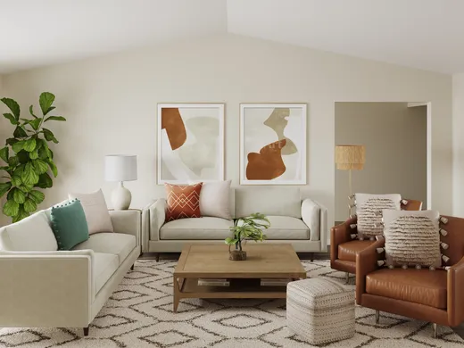 Living Room · Contemporary designed by Robyn