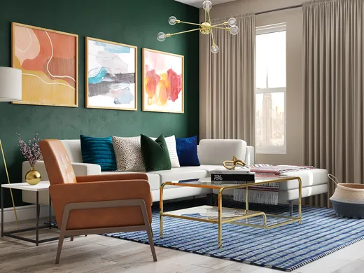 Living Room · Glam designed by Pradnya