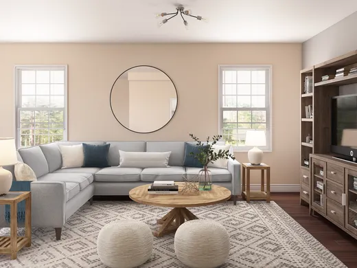 Living Room · Farmhouse designed by Tara
