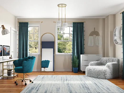 Bedroom · Contemporary designed by Masooma
