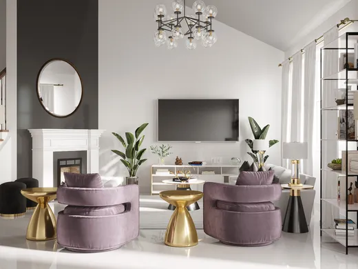 Living Room · Eclectic designed by Julio