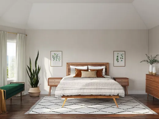 Bedroom · Midcentury Modern designed by Kyla