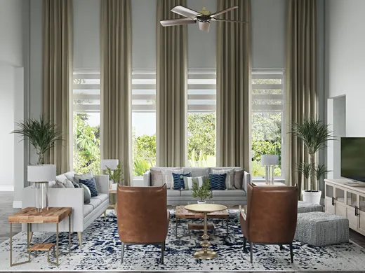 Living Room · Traditional designed by Levi