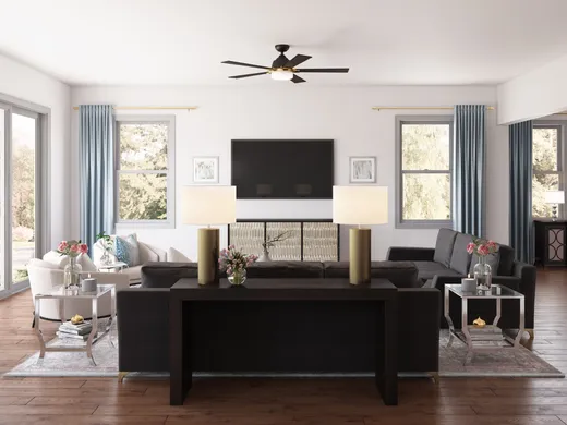 Living Room · Modern designed by Crystal