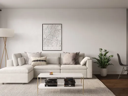 Living Room · Midcentury Modern designed by Isabella