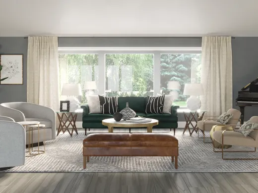 Living Room · Contemporary designed by Natalie