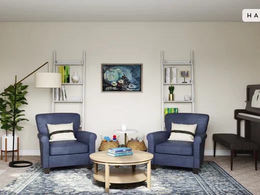 Living Room · Traditional designed by Sarah