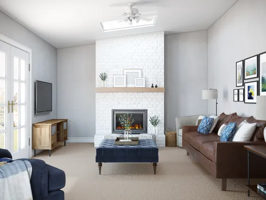 Living Room · Farmhouse designed by Angela