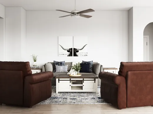 Living Room · Farmhouse designed by Tatiana