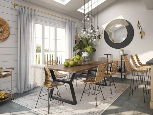 Dining Room · Bohemian designed by Bajha