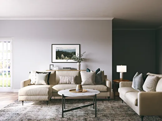 Living Room · Farmhouse designed by Leslie