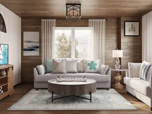 Living Room · Coastal designed by Chelsea