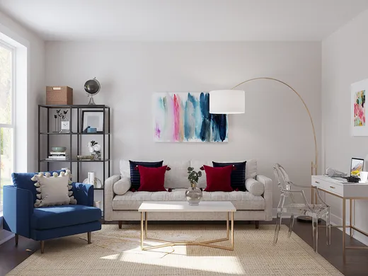 Living Room · Contemporary designed by Randi