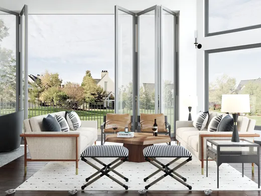 Living Room · Contemporary designed by Brady